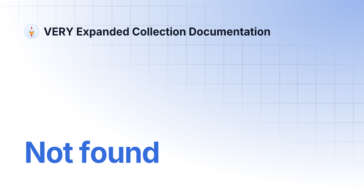 Vortex Troubleshooting | VERY Expanded Collection Documentation